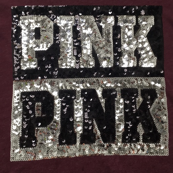 Maroon PINK long sleeve top - Picture 3 of 4